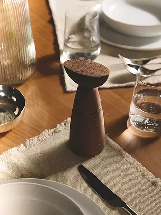 ALESSI | Salz-, Pfeffer- und Gewürzmühle OAXACA Holz/Braun | 